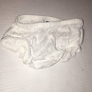 Janie And Jack Toddler Girl Diaper Cove Bloomers White | Size 12-18 M
